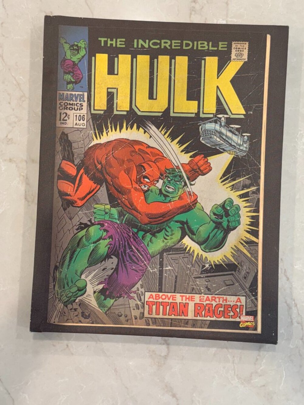 The Hulk Comic Book Print